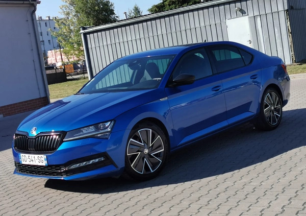 Skoda Superb cena 119310 przebieg: 144000, rok produkcji 2021 z Poznań małe 781